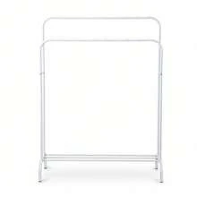 DASCK Perchero Burro Doble Metálico 110 cm Recibidor - Blanco - Ver 1