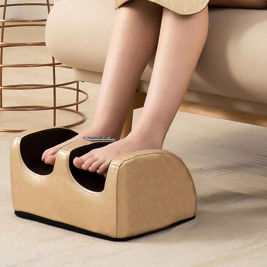 Foot Massager, With Heating And Timer Functions. Foot Therapy Machine, Relieves Foot Fatigue, Relaxes The Muscles At The Sole Of The Foot, Improves Foot Stiffness, Promotes Blood Circulation, Deep Foot Therapy, Relieves Foot Pressure, Can Be Used Indoors And Outdoors, Portable For Travel, Gift For Mother's Day
