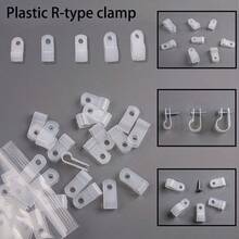 U-Shaped, R-Shaped, P-Shaped Nylon Line Clips With Holes, Cable Fixing Clips, Line Buckles, Plastic Line Buckle Straps, Line Fixers - Multicolor - View 11