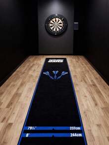 1pc Dart Board Mat, 4 Throwing Distances, 200x30cm, EVA Material, Training With Scale, Wear-Resistant Absorbent Quick-Drying Non-Slip, With Throwing Line, Suitable For Bar, Home, Club Entertainment, Competition, Protect Floor And Dart Tips, Darts Enthusiasts, Home Decor, Gift - Multicolor - View 5