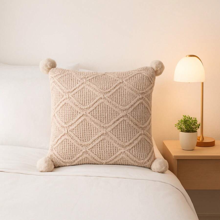 Transform Your Home In Style: Decorative Cushions That Will Make You Fall In Love BEAUTTY HOME - AIRAM 米色 - 查看 1