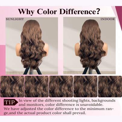 Tóc giả ren phía trước 13x6, tóc thật pha trộn, đã tỉa sẵn, mật độ 200; Tóc giả ren phía trước sóng thân HD 13x4, tóc thật pha trộn, tóc giả ren phía trước không cần keo dán, tóc giả đã tỉa sẵn.