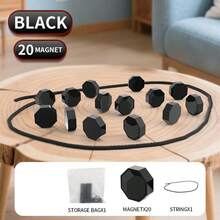 Exciting Magnetic Game For Family Game Night, Great Fun Games , Includes 1 Rope, 20 Magnets, And Instructions - Injection Molded Magnetic Chess Set - View 9
