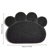 1片猫砂垫 防滑宠物猫砂垫 爪印猫砂垫 PVC宠物垫 猫咪擦拭垫 - 彩色 - 查看 13