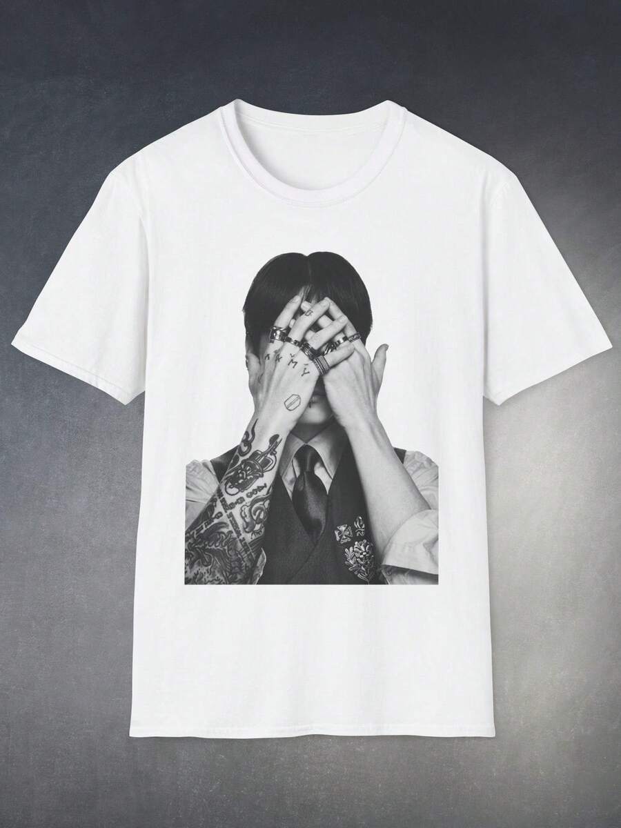 WomanT-Shirt BTS Arirang Tour Merch Bangtan Sonyeondan Graphic Tee - White - View 1