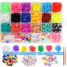 Bộ 800 dây chun, bộ dụng cụ tự làm vòng tay tình bạn, đồ dùng thủ công, ý tưởng trang trí ngày lễ. - Nhiều màu - Xem 9
