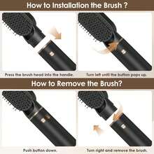 Multifunctional 5-In-1 Upgraded Package, 600 Million Times High-Speed Hair Dryer Brush (Including Negative Ion Anti-Frizz), Fluffing Comb, Curling Comb, Straightening Brush, One-Touch Automatic Curling Iron, Integrating Blow-Drying, Hair Care And Styling, One Machine Is Equivalent To Five Machines, Say Goodbye To Cumbersome, Suitable For Home, Travel And Portable Holiday Gifts,Travel,Hair,Travel Essentials - 查看 9