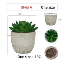 Cây mọng nước nhân tạo trồng trong chậu, bộ cây mọng nước thu nhỏ làm từ bột giấy, cây mọng nước nhân tạo nhỏ để bàn trong nhà, ban công. - màu xanh lá - Xem 4