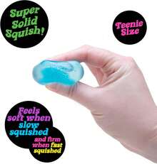 Schylling NeeDoh Nice Ice Baby Sensory Squeeze Toy, Super Solid Squish Fidget Toy, 1.25 Inch Wide Stress Relief Decompression Ball, Color Random, 1 Pack - 1 - Xem 3