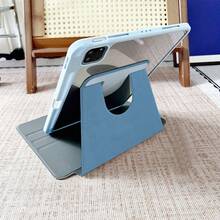 1 件装，窗边黑猫图案，360° 旋转保护套，带笔槽，多角度磁吸支架，支持自动休眠/唤醒功能，兼容 iPad Pro/Air、三星、小米 Pad 5/6/7 - 彩色 - 查看 8