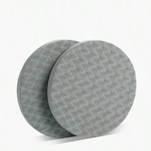 2 piezas/set Nuevos cojines de espuma para rodillas de yoga con diseño de patrones de colores múltiples, almohadillas gruesas con forma redonda de flor para ejercicios y rodillas - Multicolor - Ver 9
