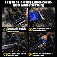 JB-XPCS 30ml/100ml Car Engine Exterior Cleaner, Powerful Degreasing Foam Cleaner To Remove Oil Dirt, Engine Compartment Cleaning, Car Maintenance - LHB-19 - View 8