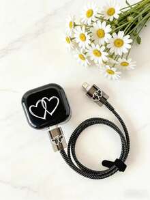 五合一套装：20W英规插头充电器保护套、线缆保护套、防摔耐磨卡通配件 - 彩色 - 查看 2