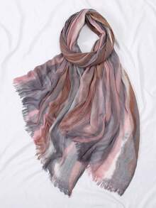 1 chiếc khăn choàng xếp ly nhiều màu ombre phong cách Bohemian dành cho nữ, thanh lịch và thời trang, phù hợp làm phụ kiện đội đầu khi ra ngoài, mềm mại và chắn gió, lý tưởng cho sử dụng hàng ngày, buổi tối, du lịch, đám cưới, giữ ấm nơi công sở, quà tặng ngày lễ, đi biển. - Nhiều màu - Xem 13