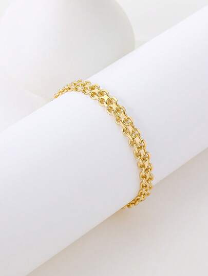 Ins Stil Metallgeflecht Armband, Unisex Business Casual vielseitiges Armband für Männer