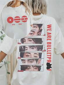 BTS We Are Bulletproof Tour 2026 Shirt - White - View 1