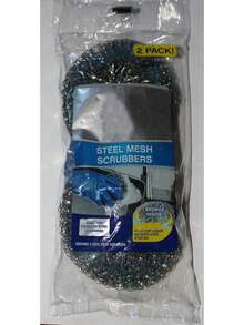 Stainless Steel Brush Cleaner Balls, Multi-Purpose Kitchen Cleaning Scrubber. Essential Cleaning Tool For Home, Outdoor, & BBQ. 2-In-1 Sponge & Cleaning Ball,Kitchen,Bathroom,Home Kitchen Essentials Household Items Cleaning Supplies - Cleaning Scrubber - 查看 7