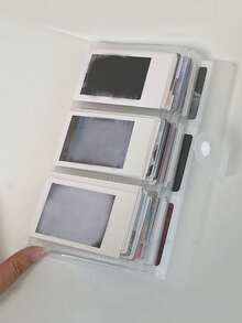 1 cuốn album ảnh trong suốt 120 ngăn, có thể lưu trữ ảnh, vé xem phim, thiệp người nổi tiếng và bưu thiệp, cũng có thể dùng làm sổ lưu niệm nghệ thuật. - A - Xem 5