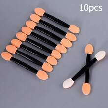 Bộ 50 miếng mút tán phấn mắt hai đầu bằng latex - Cọ tán phấn mắt dùng một lần, cầm tay, với đầu cọ phù hợp với nhiều loại da, lý tưởng để tán phấn mắt nhanh chóng, tiện lợi khi đi du lịch. - Màu be - Xem 9