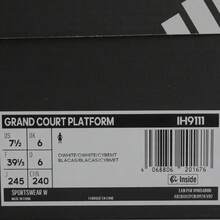 Adidas Giày thể thao nữ đế cao GRAND COURT PLATFORM cổ thấp IH9111 - Màu be - Xem 6