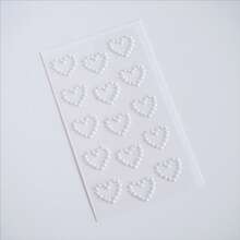 8/5/1 Pc Star-Shaped And Heart-Shaped Crystal Stickers, Pearl Stickers, Shiny Rhinestone Stationery Stickers, Art Decoration, Craft Materials, Diamond Stickers, Star Stickers, Suitable For Girls, Birthday Gifts, Party Gift Bag Fillers.Scrapbook Supplies,Journaling Supplies,Mobile Phone Stickers, Scrapbooking - Square - View 8