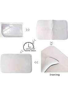 1 Bộ thảm nhà vệ sinh phòng tắm họa tiết tranh mực trang trí nhà hiện đại, thảm dày mềm chống trượt, thảm nhà tắm trang trí phòng Phụ kiện phòng tắm trở lại trường Trang trí nhà bếp phòng tắm - Nhiều màu - Xem 7