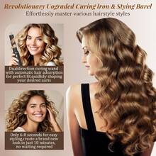 Multifunctional 5-In-1 Upgraded Package, 600 Million Times High-Speed Hair Dryer Brush (Including Negative Ion Anti-Frizz), Fluffing Comb, Curling Comb, Straightening Brush, One-Touch Automatic Curling Iron, Integrating Blow-Drying, Hair Care And Styling, One Machine Is Equivalent To Five Machines, Say Goodbye To Cumbersome, Suitable For Home, Travel And Portable Holiday Gifts,Travel,Hair,Travel Essentials - 查看 8