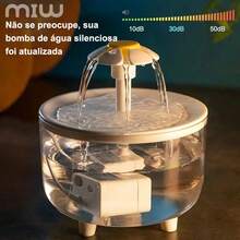 1 Piece Cute Floral Cat Water Fountain - Flower Model With Circulating Water, Water Pump, Random Color - 1,5 lít - Xem 3