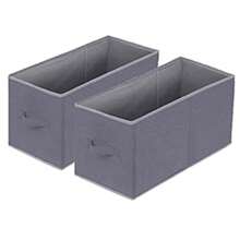 1 Túi đựng đồ treo bằng vải không dệt, Túi đựng đồ đa năng cho tủ quần áo, Túi đựng đồ lót, Túi đựng đồ gia dụng, Túi đựng đồ dùng học tập, Túi đựng đồ dùng học tập đa năng chống nước, chống bụi - Xám - Xem 19