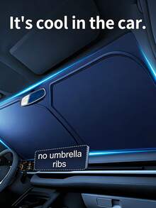 New Retractable Car Sun Shade, Suitable For Windshield And Windows, Applicable For SUV And Off-Road Vehicles, Unisex Auto Essential For Summer, Keeps Interior Cool And Blocks Heat - Multicolor - View 4