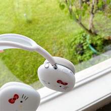 Hộp đựng tai nghe dễ thương, vỏ bảo vệ mờ, phù hợp với tai nghe Bluetooth chụp tai dành cho nữ. - Nhiều màu - Xem 2