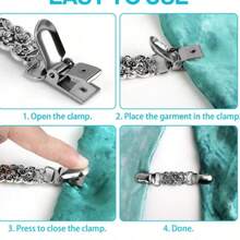 Kẹp cổ áo len cardigan kiểu cổ điển, kẹp eo nữ, kẹp cài áo sơ mi, kẹp cài quần áo. - Bạc - Xem 9
