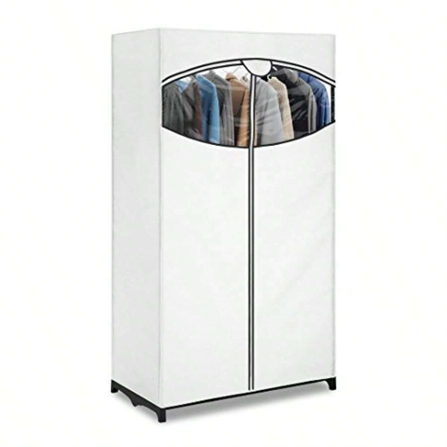 WHITMOR Clóset para Almacenamiento de Ropa/Armario Amplio Color Blanco Blanco 1 - Blanco - Ver 1