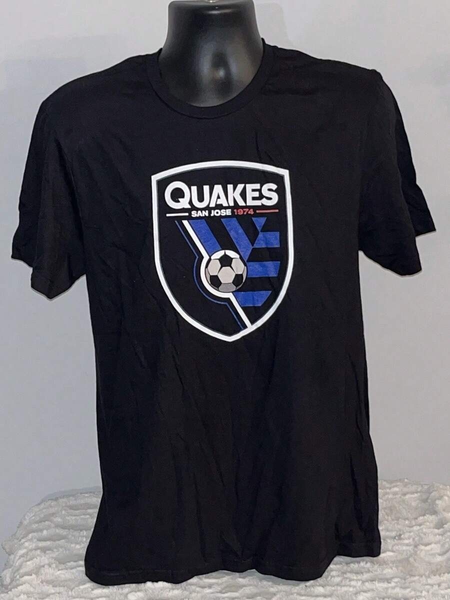 SAN JOSE EARTHQUAKES MLS CADE COWELL BLACK STACK JERSEY SHIRT MENS MEDIUM NWOT - màu đen - Xem 1