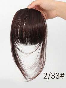 13-Inch Upgraded Layered Wig With Bangs, Cartoon Bangs With Sideburns, Seamless Simulated Women's Forehead Hair Invisible Air Bangs Wig Extension School - Multicolor - View 15