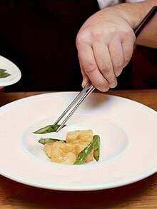 不锈钢镊子、不锈钢长镊子、不锈钢食物夹、自助餐夹、鱼骨镊子、烹饪夹、厨房食物夹 - 彩色 - 查看 2