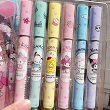 [Bộ sưu tập bán chạy nhất SANRIO] Bút dạ quang thương hiệu SANRIO - 6 chiếc/12 chiếc ngẫu nhiên, bút dạ quang nhiều màu sắc với hình in nhân vật dễ thương, bút đánh dấu đa năng dùng để ghi chú và đánh dấu, văn phòng phẩm, đầu bút bền, màu sắc sống động, đồ dùng văn phòng thiết yếu, cầm nắm thoải mái, đồ dùng học tập/văn phòng, quà tặng, dụng cụ viết, quà tặng ngày lễ, văn phòng phẩm độc đáo, quà tặng giáo viên, quà tặng tiệc tùng, bộ bút dạ quang tựu trường, bút đánh dấu văn phòng đáng yêu dùng để ghi chú cuộc họp, sắp xếp hồ sơ, lập kế hoạch, đánh dấu trang và trang trí không gian làm việc. - Nhiều màu - Xem 2