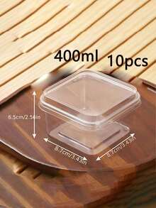 Hộp gỗ đựng bánh mousse nhiều tầng, hộp đựng trái cây trộn, hộp đựng sữa chua, hộp đựng sữa đậu nành (10-20 chiếc). - trắng - Xem 4