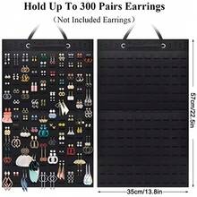 300-Pair Felt Earring Organizer - Fashionable Hanging Display, Suitable For Earrings, Pendants, And Brooches - Multicolor - View 6