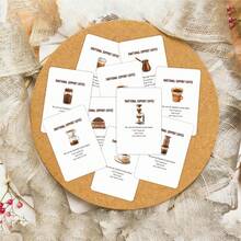 36pcs Coffee Themed Greeting Cards With Inspiring English Texts, To Comfort And Support Coffee Lovers - 36 Coffee-themed English Mood Cards - View 7