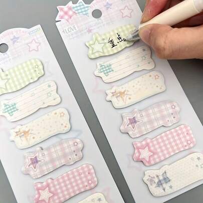 2 hộp, mỗi hộp 120 nhãn dán hình ngôi sao nhiều màu sắc, giúp việc phân loại dễ dàng hơn, những nhãn dán dễ thương và bắt mắt dành cho học sinh để sắp xếp ghi chú và để lại lời nhắn.