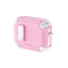 哑光耳机保护套+挂钩，适用于 Pro/Pro2/Pro3无线耳机，小众4耳耳机充电盒，时尚高端男女通用情侣设计 - 彩色 - 查看 30