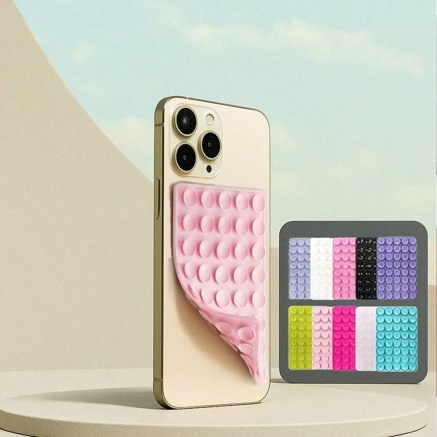1 cái đế giữ điện thoại bằng silicon có giác hút, hình bạch tuộc, giá đỡ điện thoại dính, phù hợp với điện thoại thông minh. - B - Xem 1