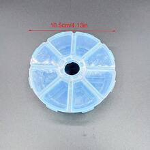 1 hộp đựng bằng nhựa trong suốt, hộp đựng dụng cụ tranh đính đá có 8 ngăn, thích hợp để đựng trang sức, hạt cườm, móc câu cá, vật dụng nhỏ. - Trong sáng - Xem 10