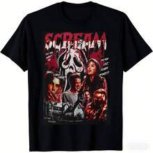Samestyleformenandwomen Are RareScreamieShirtieRetroScreamTShirt-Iconic Face Print, SizeS-5XL, Casual Round NeckTT-Shirt, Suitable For Halloween And Everyday Wear, Machine Washable With Vintage PrintTT-Shirt, Suitable For Gifting To Girls, Dads, Friends, Fitness Enthusiasts, Couples, Etc., Full Of Fun, Brand New TopTShirt, 100%Pure Cotton, 180Gram PiecessummertopssummerclothesgraphicteeswomenmuseravacationoutfitswomensummeroutfitsforwomencluboutfitsforwomenspringbreakoutfitsmensclothesgraphicteesmenfunnyshirtsSumwonmenbadbunnysuperbowlfunnytshirtvintagetshirtsy2kclothesmencouplematchingoutfitsvacationanimeshirtsmenSamestyleformenandwomenjerseysblackgraphicteemen'sholidayclothesholidayessentialsmanfinitymenscreamwhitetshirttopsstreetwearspidermanonepieceanimekatseye ZMBM - Black - View 6