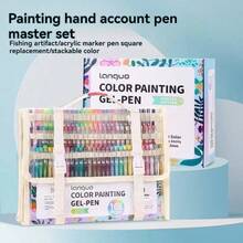 45/72/99 Colors Multicolor Gel Pens Set, Art Drawing Neutral Pens For Postcard, Greeting Card Making & Note Taking - Sets - View 12