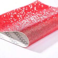 1pc Crystal Rhinestone Sticker, DIY Self-Adhesive Sparkling Decal For Car, Phone, Craft, 7.8 X 9.4 Inch - M-20*24cm - View 16
