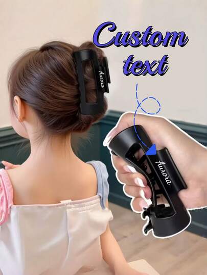 [Custom] 2pcs Set Soft Silicone Fashion Hair Clips - Strong Non-Slip Grip, Ergonomic Design, & Gentle Hair Claw, Premium Anti-Slip Hair Claws, New Stylish Accessories