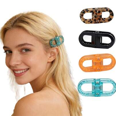 1 Magnetic Hair Clip, A Powerful, Non-Slip Magnetic Styling Clip With A Seamless 2-In-1 Design That Makes It Easy To Create Everyday Hairstyles. Gentle On All Hair Types, It Stays Securely In Place Without Slipping Out. Suitable For All Hair Types, It Provides A Strong Hold And Makes It Easy To Create Everyday Hairstyles.