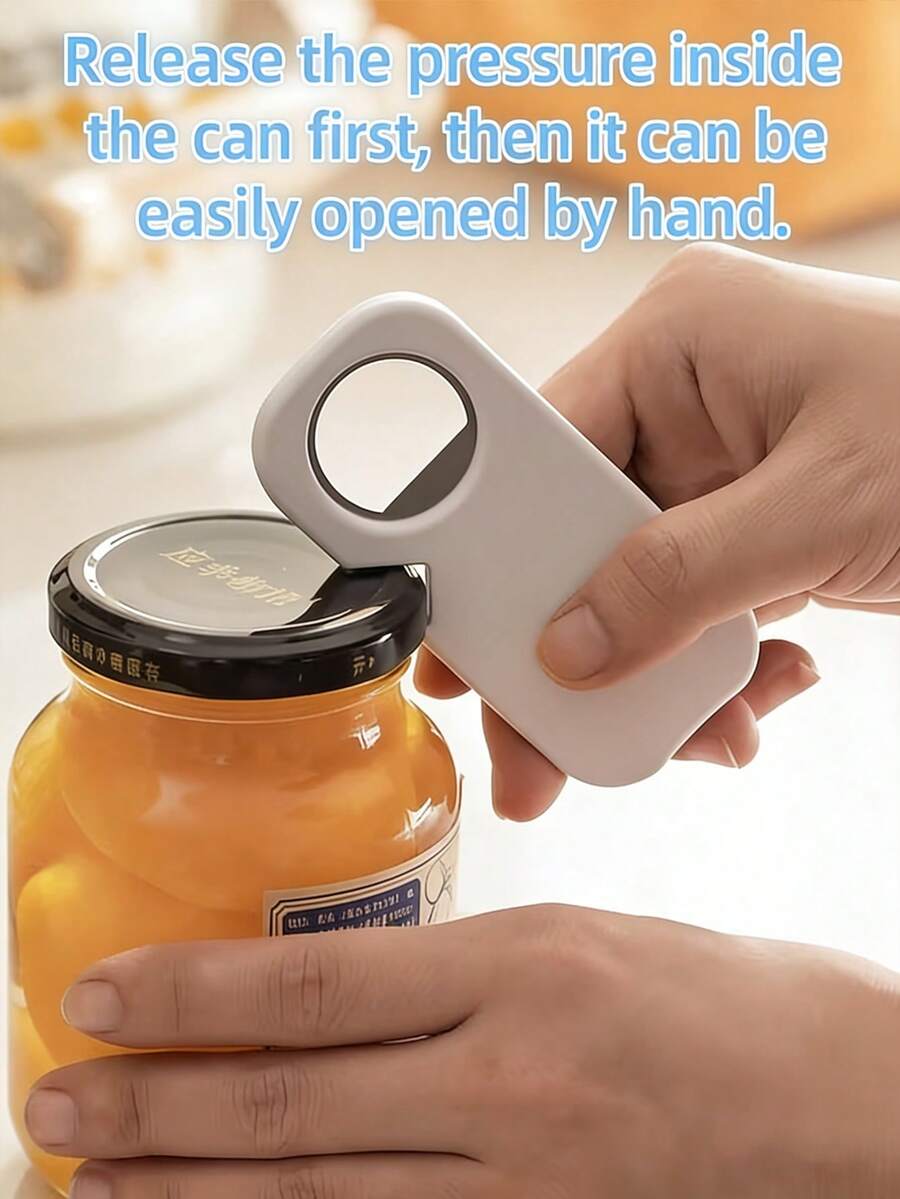 1pc Bottle Opener, Beverage Bottle Opener, Magnetic Bottle Opener For Refrigerators, Made Of Stainless Steel, Non-Slip And Easy To Store. Suitable For Parties, Bars, And Gatherings. A Summer Essential, Perfect For Wedding Season, Graduation Season, And Mother's Day Gifts.